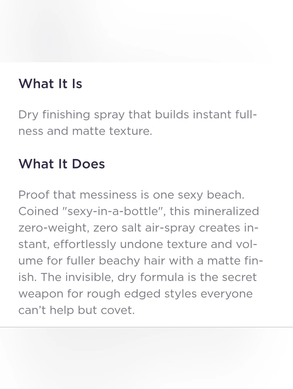 amika: un.done Texture Spray - Picture 2 of 3